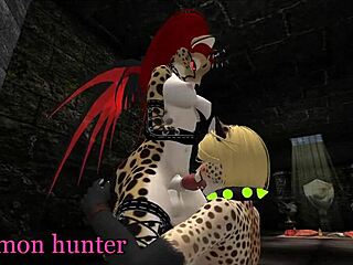 furry shemale slave trained with monster cock blowjob