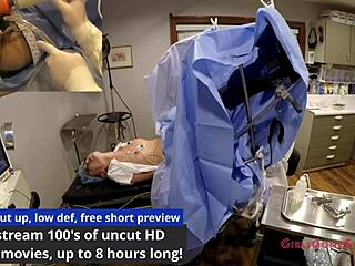 blaire celeste spreads shaved pussy in latex gloves backstage