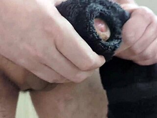 Feel this towel? Watch my massive cumshot explode everywhere!