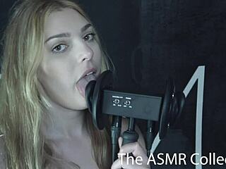 Ekko ASMR's Blue-Eyed Fetish Ear Licking Tease