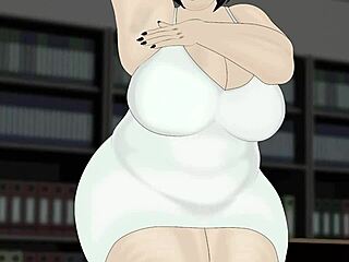 bbw gropes fat tits legs armpits in office dress