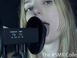 Ekko ASMR's Blue-Eyed Fetish Ear Licking Tease