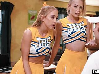 coach gonna anal fuck petite blonde cheerleaders khloe kapri kyler quinn?