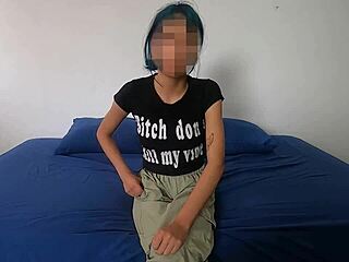 oh dios this skinny teen just turned legal and craves pussy pounding