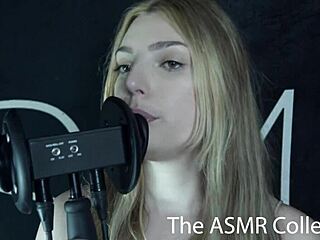 Ekko ASMR's Blue-Eyed Fetish Ear Licking Tease
