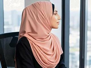 arab office girl takes deep anal pounding from boss