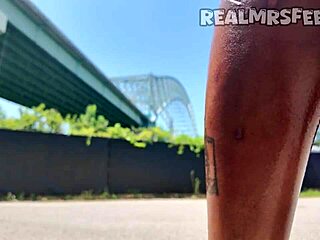real memphis ebony slurps big black cock sloppy outdoors 😍🍆