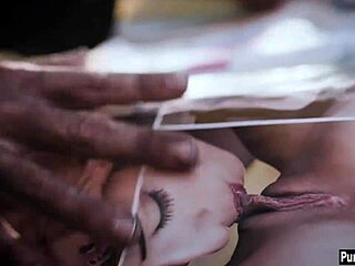Cute Busty Teen GF Gets SMASHED by Ebony BF's Slender Dick in Garage Reality