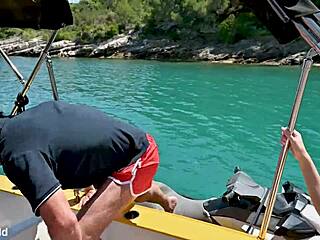 Candee Licious Veronica Leal Lesbian Ass Lick Pussy Eat On Boat Outdoors