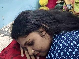 horny indian housewife tempts neighbor into dorm rough pussy seduction
