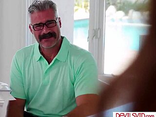 TEEN STEPDAD SQUIRT SHOW—Can She Out-Squirt Mom?!