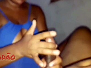 That tasty cumshot goodbye to carnival on her juicy ebony tits