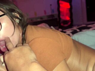 Sisi Rose tastes her asshole off Teddy Tarantino's big cock pov