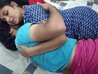 horny indian housewife tempts neighbor into dorm rough pussy seduction