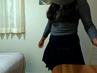laura the shy student never sucked cock before... creampie ending!