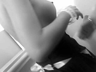 young japanese tranny in fishnets fucked doggystyle deepthroat gaping on bed
