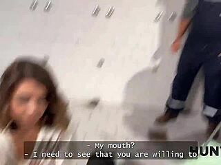 Hunt4k slut worker fucks boss outdoors pov as bf watches her shaved pussy