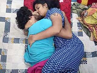 horny indian housewife tempts neighbor into dorm rough pussy seduction
