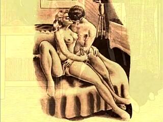 vintage erotic drawings capture antique retro art in stunning detail 😊🖼️✨📜