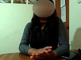 laura the shy student never sucked cock before... creampie ending!