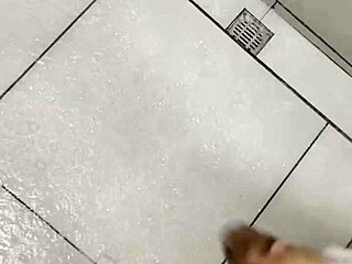 skinny latina bodybuilder sneaks dirty gym bathroom masturbation screams