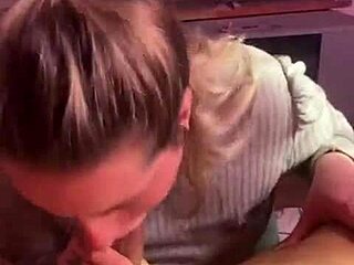 magic girl slurps cock sloppy in thong till it disappears down her throat