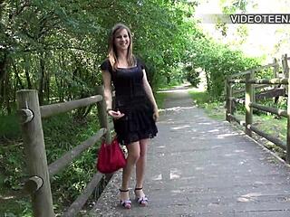 Hey Lucie those huge 18yo boobs first porn casting interview