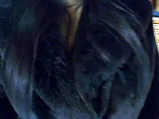 milfycalla deepthroats cock in fur coat shiny boots preview