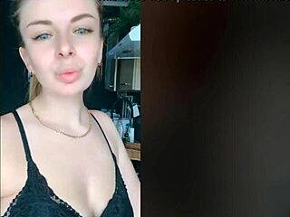 russian girl's see-through leggings show off her cute little ass on bigo live