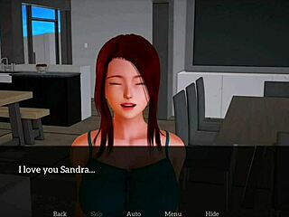 redhead milf plays erotic game with big tits tease