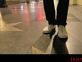 Jenna Starr Teases Isiah's Monster BBC Pickup on Hollywood Blvd?