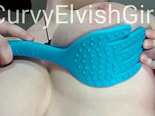 Wanna see big natural tits bounce during hardcore breast spanking play