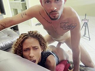neighbor's ass loses anal virginity screaming in pleasure
