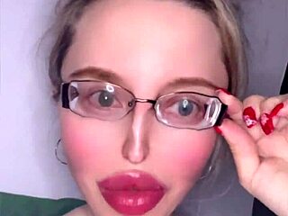 russian accent girl tells fetish story part 3 glasses huge