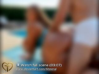 Stepmom's Oily Back Rub Turns into Teasing Milf Massage
