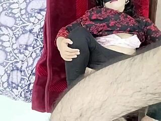 Desi Pakistani Housewife Takes Stepdad's Deep Thrusts
