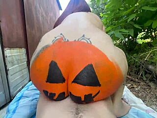 horny puta craves halloween oral