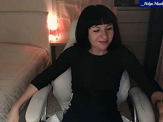 HELGA Sexy STRIP Tease ASS Wiggle CLIT Caress Pt1