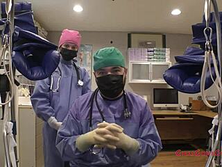 Ready for nurse Jewel's anal procedure backstage?