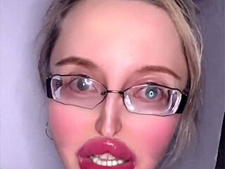 russian accent girl tells fetish story part 3 glasses huge