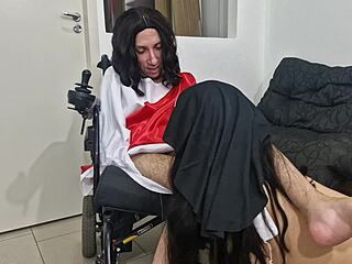😏 naughty nun rides jesus cock creampie cosplay wet pussy! 💦