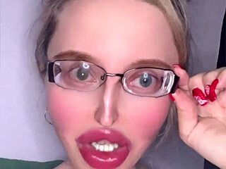 russian accent girl tells fetish story part 3 glasses huge
