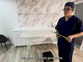 colombian milf patient's huge pussy gets gyno exam stretched by doc's big cock at work