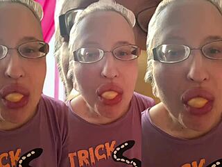 hey pop in headphones for asmr bubble gum fetish chew