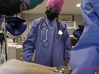Ready for nurse Jewel's anal procedure backstage?