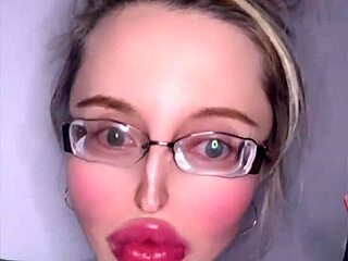 russian accent girl tells fetish story part 3 glasses huge
