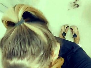 sexy shemale slut craves cock on knees