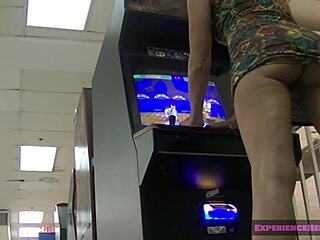 experience backstage with helena price's upskirt arcade flashing