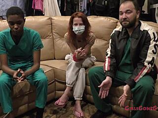 Ready for nurse Jewel's anal procedure backstage?