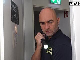 18yo lilly bella tight pussy banged hard by big dick security guy in horny hostel dorm 😈🍑🔥